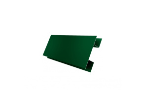 Планка H-образная 0,5 Satin с пленкой RAL 6005 зеленый мох