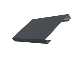 Ламель лицевая 150 жалюзи Texas 0,45 Drap RAL 7024 мокрый асфальт
