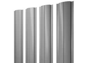 Штакетник Полукруглый Slim 0,4 PE RAL 7004 сигнальный серый