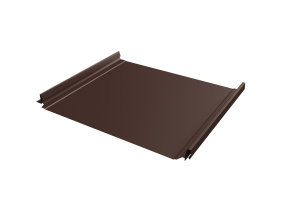 Кликфальц Pro Grand Line 0,5 Rooftop Бархат с пленкой на замках RAL 8017 шоколад