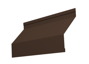 Ламель жалюзи Milan new 0,5 GreenСoat Pural RR 887 шоколадно-коричневый (RAL 8017 шоколад
