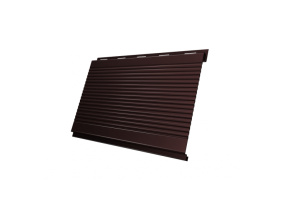Вертикаль 0,2 Grand Line gofr 0,5 Rooftop Бархат с пленкой RAL 8017 шоколад