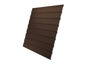 Профнастил С10В Grand Line 0,5 GreenCoat Pural BT, matt RR 887 шоколадно-коричневый (RAL 8017 шокола