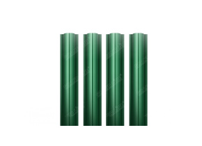 Штакетник Круглый 0,45 PE-Double RAL 6005 зеленый мох (1,8м)