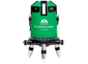 Построитель лазерных плоскостей (лазерный уровень) ADA 6D Servoliner GREEN
