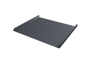 Кликфальц Pro Fin 0,7 PE с пленкой на замках RAL 7024 мокрый асфальт