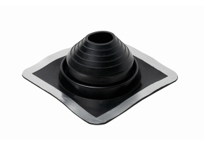 Проходной элемент Master Flash прямой №4 черный (75-160 мм) +240 силиконовый