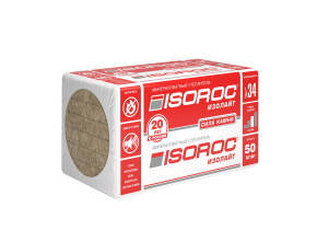 Утеплитель Isoroc Изолайт 50 1000х600х50 (0,24м3)