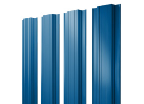 Штакетник Прямоугольный 0,5 Satin RAL 5005 сигнальный синий
