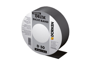 Delta-Dicht Band DB 50 уплотнительная самоклеящаяся лента из битум-каучука для контробрешетки