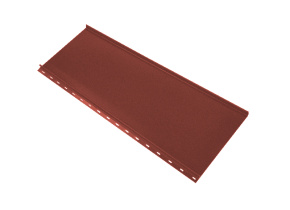 Кликфальц mini 0,45 PE с пленкой на замках RAL 3009 оксидно-красный
