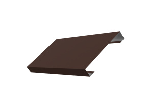 Ламель лицевая 125 жалюзи Texas 0,5 Rooftop Matte RAL 8017 шоколад