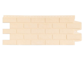 Фасадная панель Grand Line Состаренный кирпич Стандарт бежевая