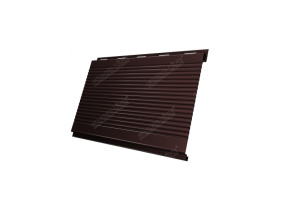 Вертикаль 0,2 gofr 0,45 Drap с пленкой RAL 8017 шоколад