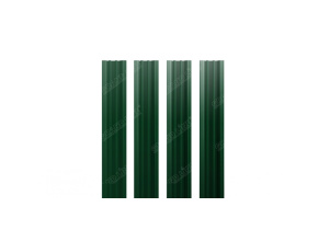 Штакетник Прямоугольный 0,45 PE-Double RAL 6005 зеленый мох (1,8м)