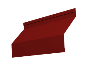 Ламель жалюзи Milan 0,5 Satin с пленкой RAL 3011 коричнево-красный