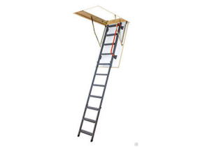 Лестница складная металлическая FAKRO 70х140 LMK-305