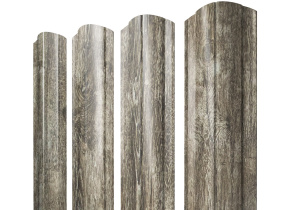 Штакетник Круглый фигурный 0,45 Print Elite Nordic Wood TwinColor