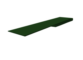 Планка финишная 46х25 0,45 Drap RAL 6005 зеленый мох